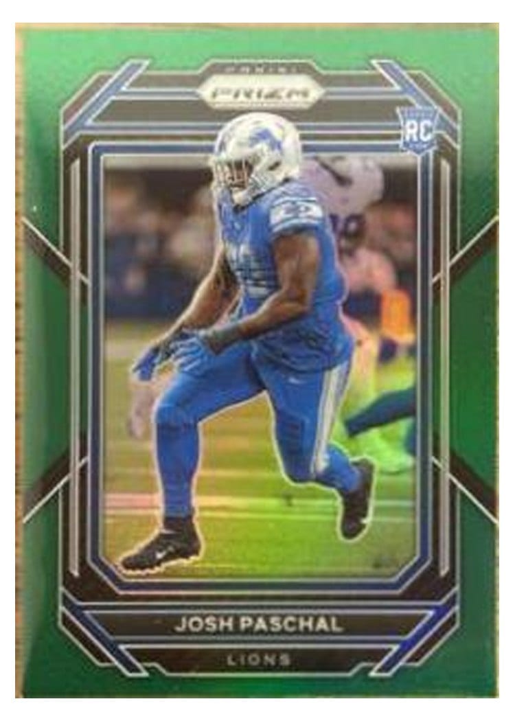 2022 Panini Prizm Base Set Josh Paschal Green #389 card