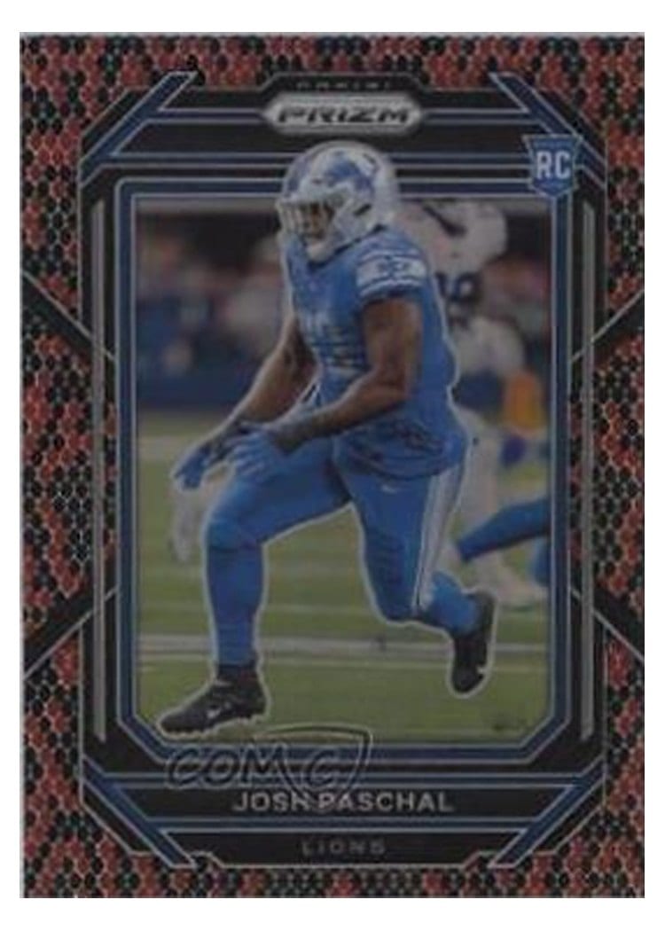 2022 Panini Prizm Base Set Josh Paschal #389 card