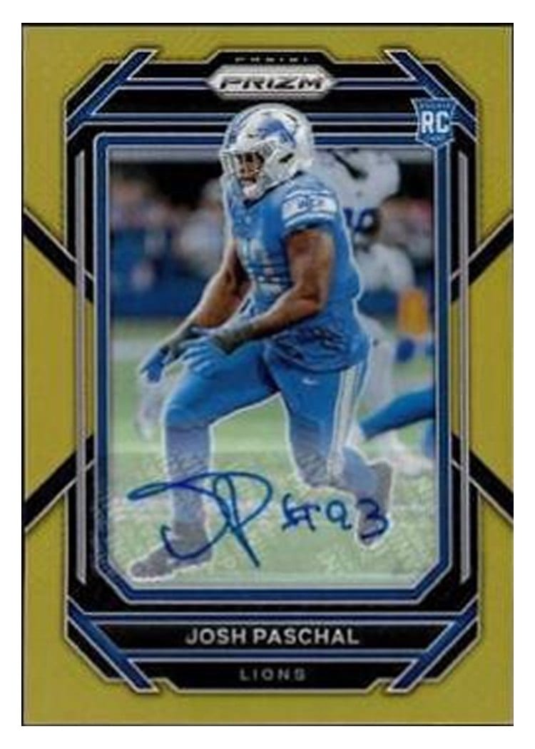 2022 Panini Prizm Base Set Josh Paschal #389 card