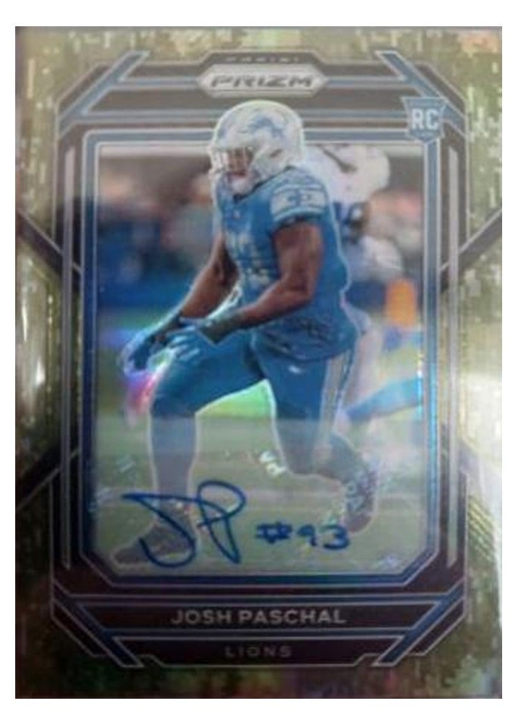 2022 Panini Prizm Base Set Josh Paschal #389 card