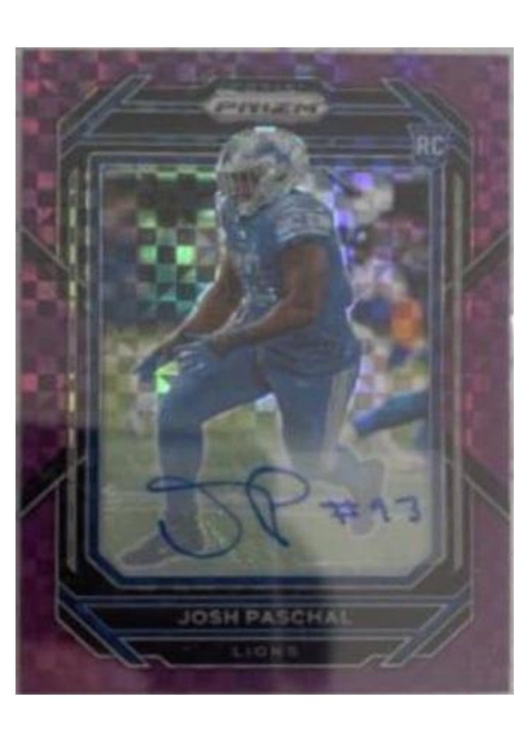2022 Panini Prizm Base Set Josh Paschal #389 card