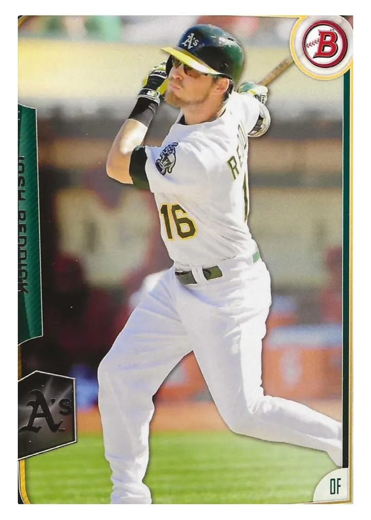 2015 Bowman Josh Reddick #37 card