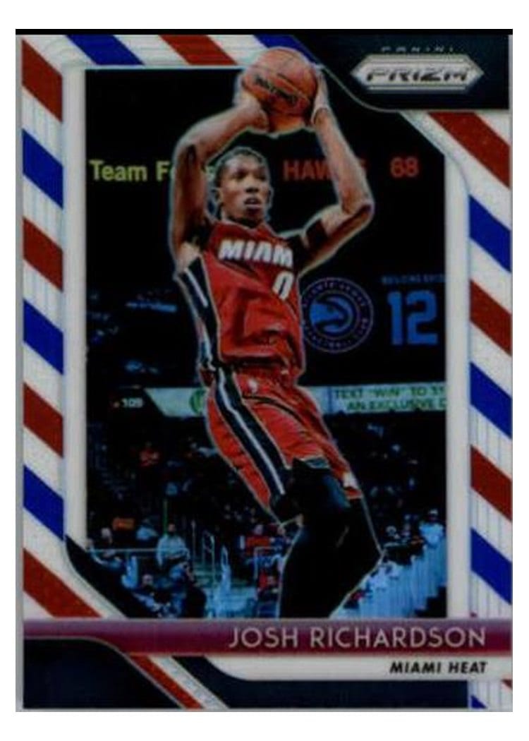 2018-19 Panini Prizm Base Set Josh Richardson #176 card