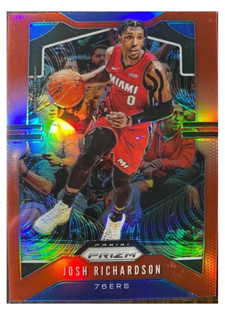 2019-20 Panini Prizm Base Set Josh Richardson Red Prizm #147 card
