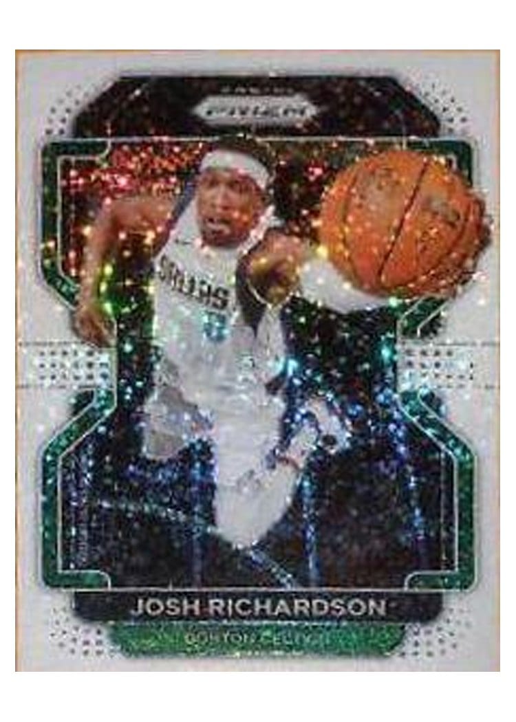2021-22 Panini Prizm Base Set Josh Richardson White Sparkle Prizm #161 card