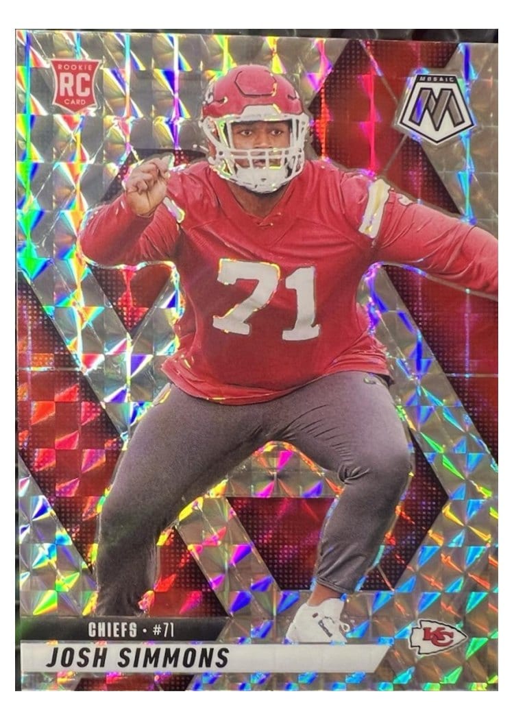 2025 Panini Mosaic Base Set Josh Simmons Mosaic #398 card