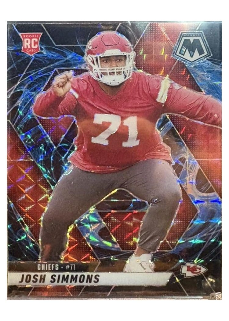 2025 Panini Mosaic Base Set Josh Simmons #398 card