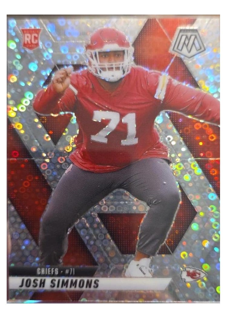 2025 Panini Mosaic Base Set Josh Simmons #398 card