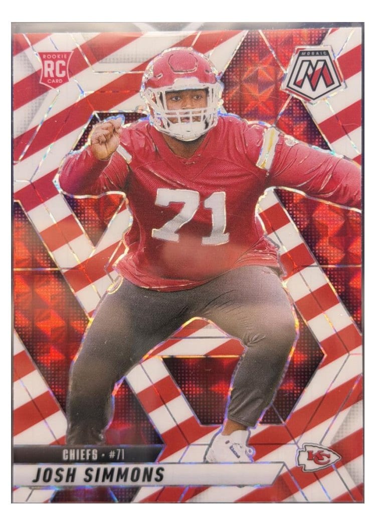 2025 Panini Mosaic Base Set Josh Simmons #398 card