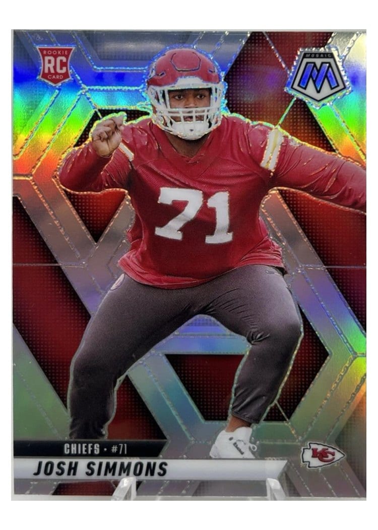 2025 Panini Mosaic Base Set Josh Simmons Silver #398 card
