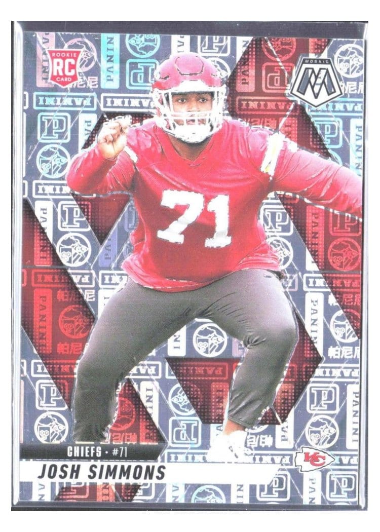 2025 Panini Mosaic Base Set Josh Simmons #398 card