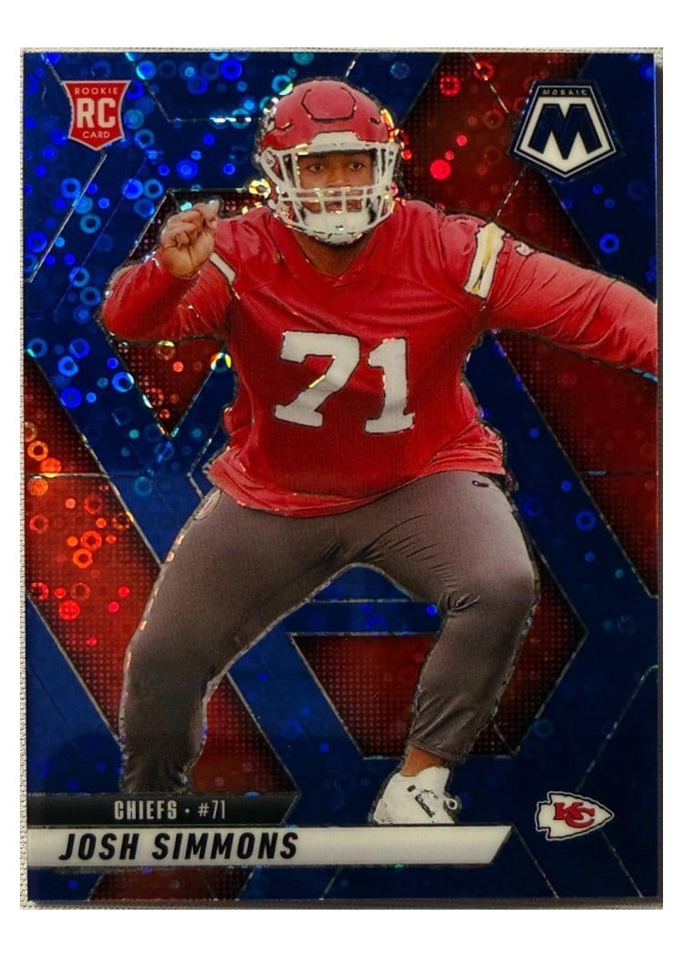 2025 Panini Mosaic Base Set Josh Simmons #398 card