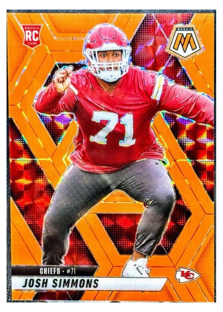 2025 Panini Mosaic Base Set Josh Simmons #398 card