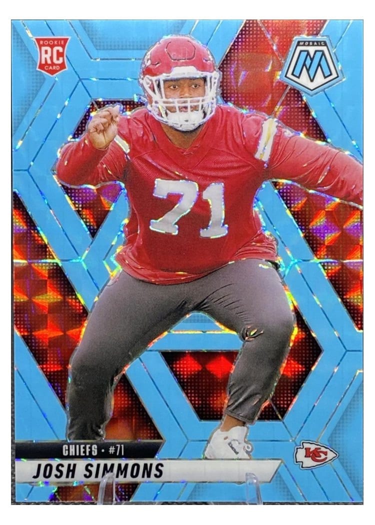 2025 Panini Mosaic Base Set Josh Simmons #398 card