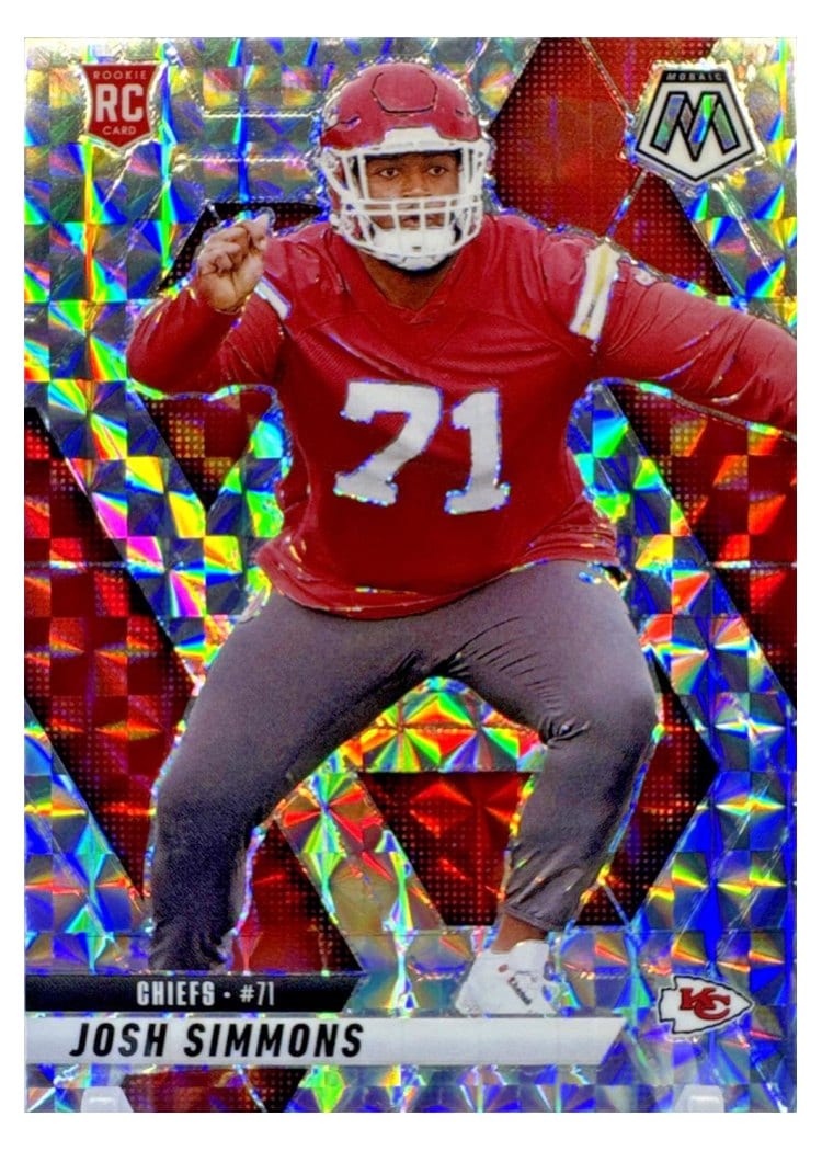 2025 Panini Mosaic Base Set Josh Simmons Tessellation #398 card