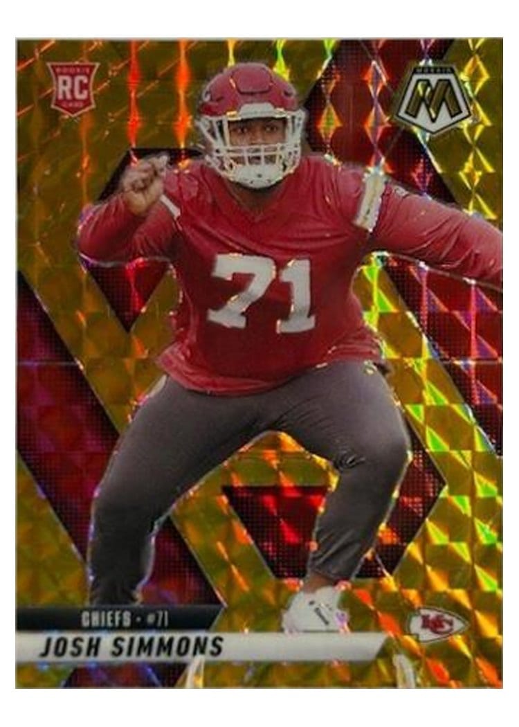 2025 Panini Mosaic Base Set Josh Simmons #398 card