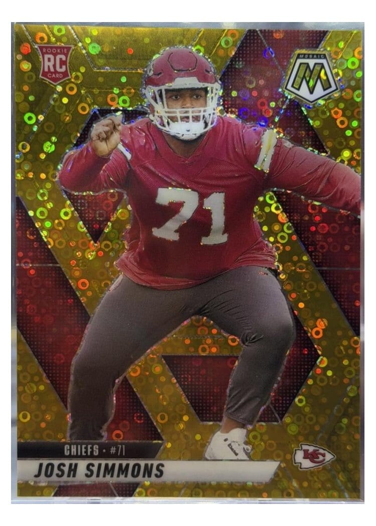 2025 Panini Mosaic Base Set Josh Simmons #398 card