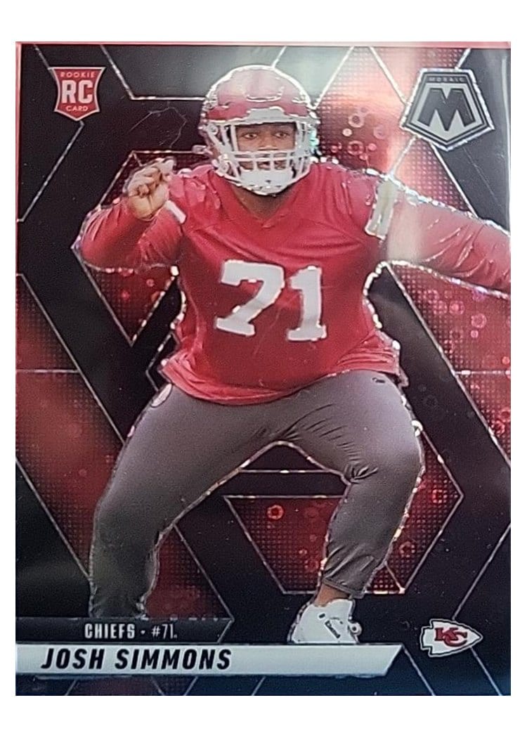 2025 Panini Mosaic Base Set Josh Simmons #398 card