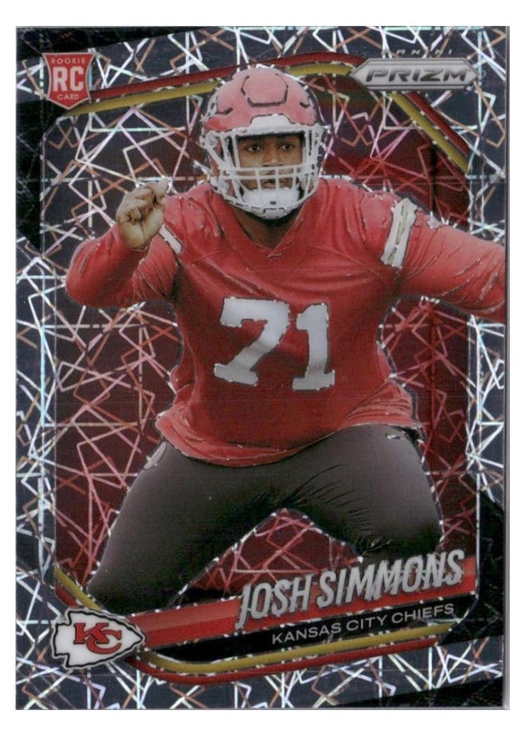 2025 Panini Prizm Base Set Josh Simmons #337 card
