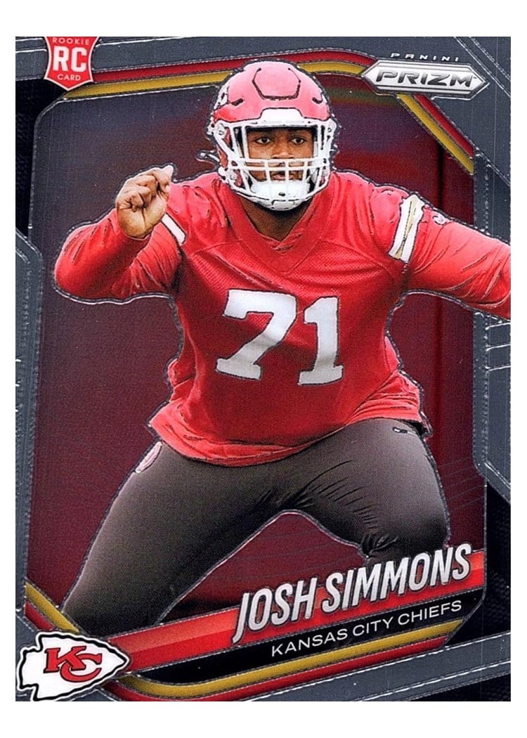 2025 Panini Prizm Base Set Josh Simmons #337 card