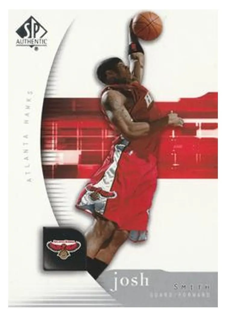 2005 SP Authentic Josh Smith #3 card