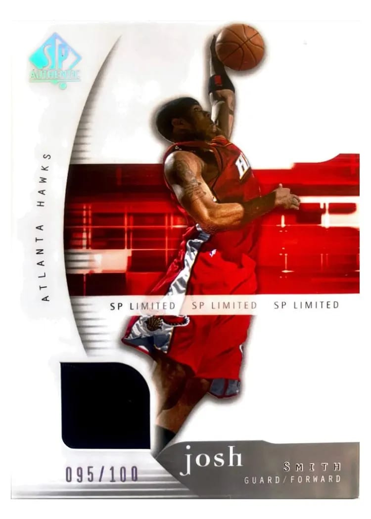 2005 SP Authentic Josh Smith #3 card