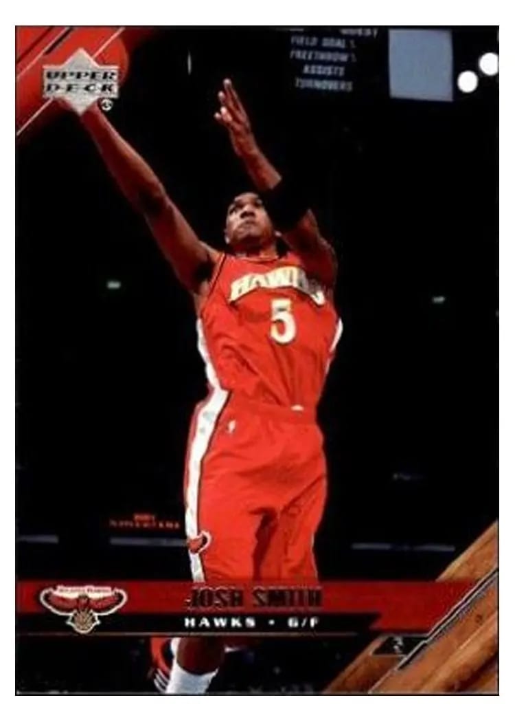 2005 Upper Deck Josh Smith #2 card