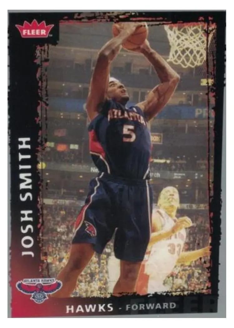 2008 Fleer Josh Smith #53 card