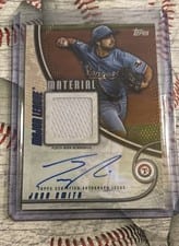 2025 Topps Update Major League Material Autographs Josh Smith #MMAU-JS card