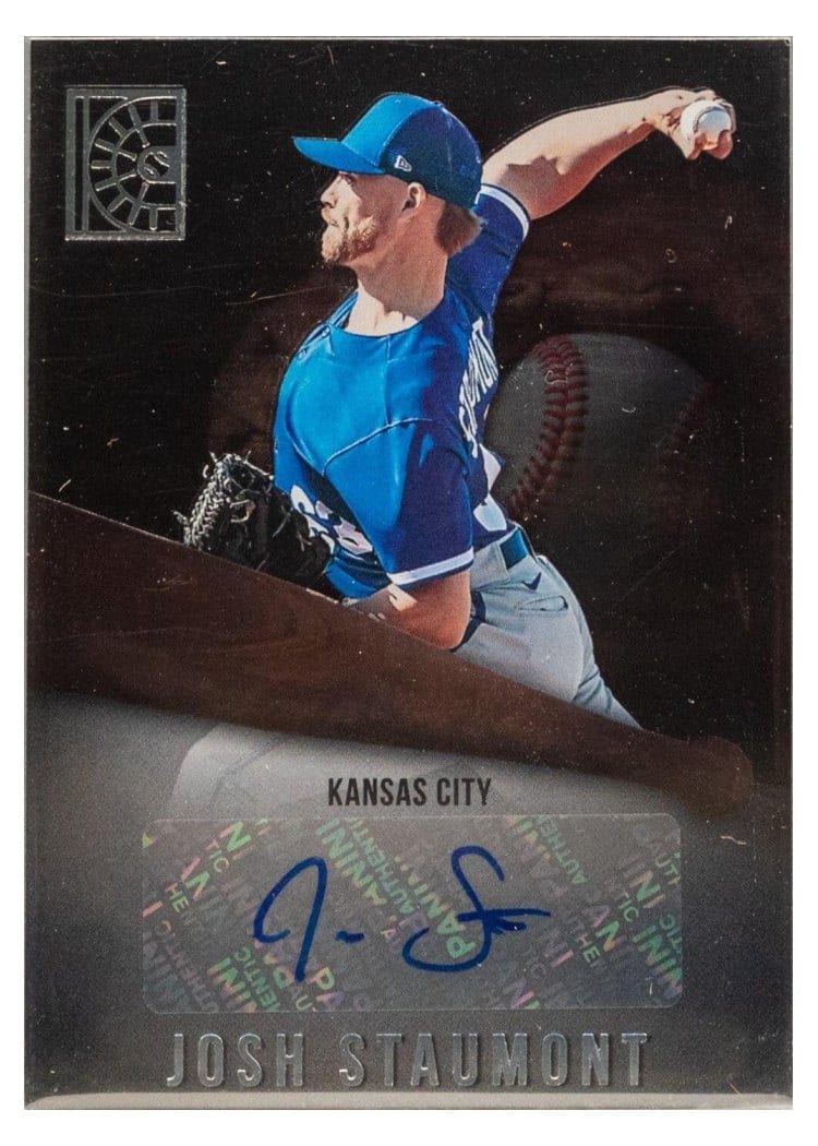 2022 Panini Capstone Autographs Josh Staumont #AU-JS card