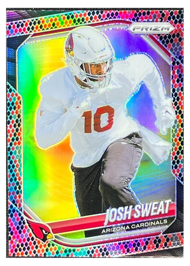2025 Panini Prizm Base Set Josh Sweat #4 card