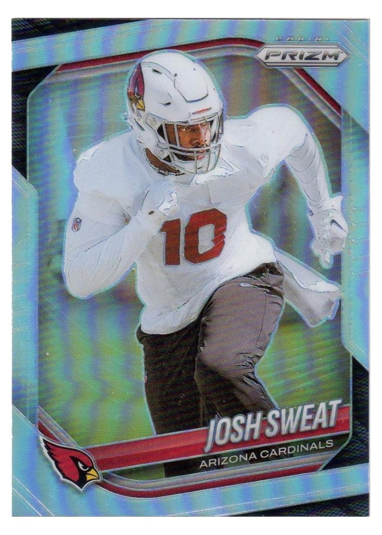 2025 Panini Prizm Base Set Josh Sweat #4 card