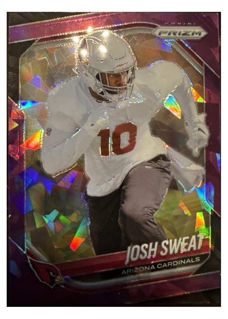 2025 Panini Prizm Base Set Josh Sweat #4 card