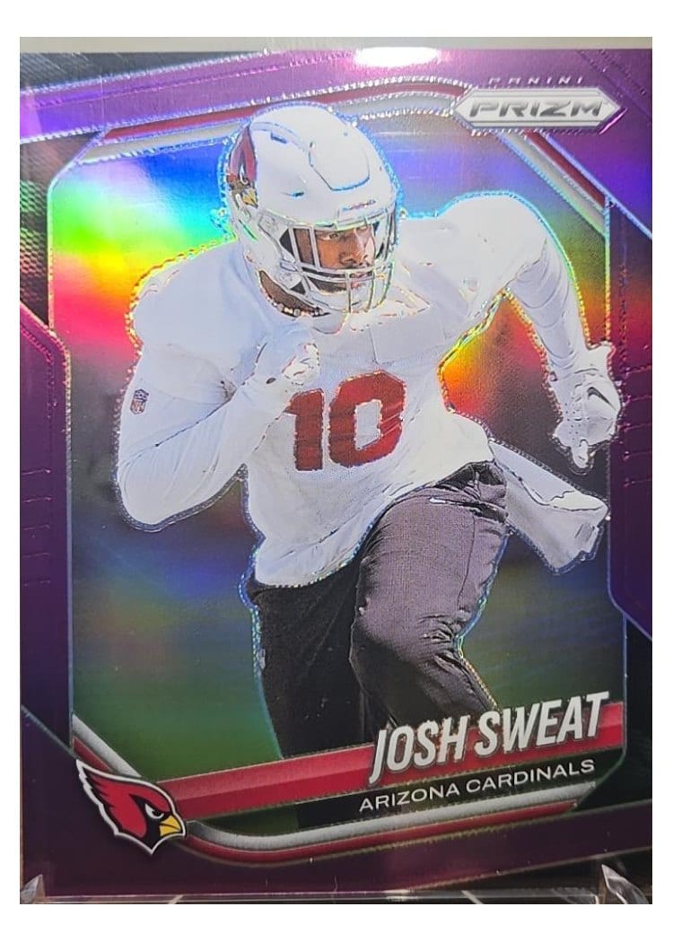 2025 Panini Prizm Base Set Josh Sweat #4 card