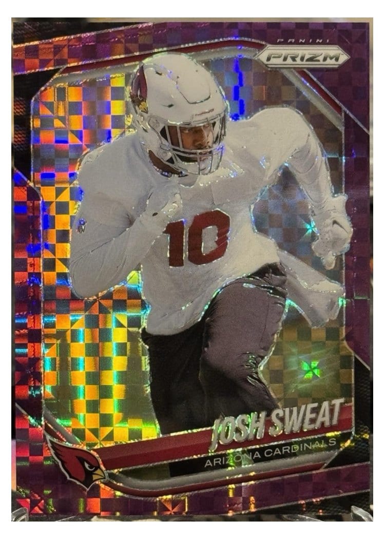 2025 Panini Prizm Base Set Josh Sweat #4 card
