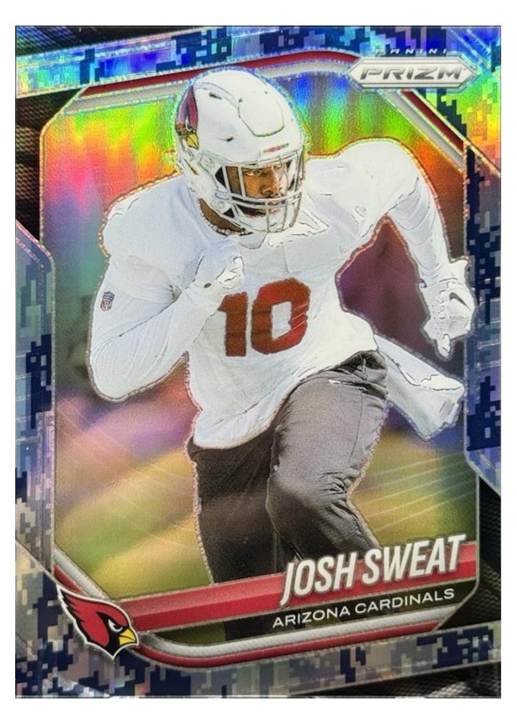 2025 Panini Prizm Base Set Josh Sweat #4 card