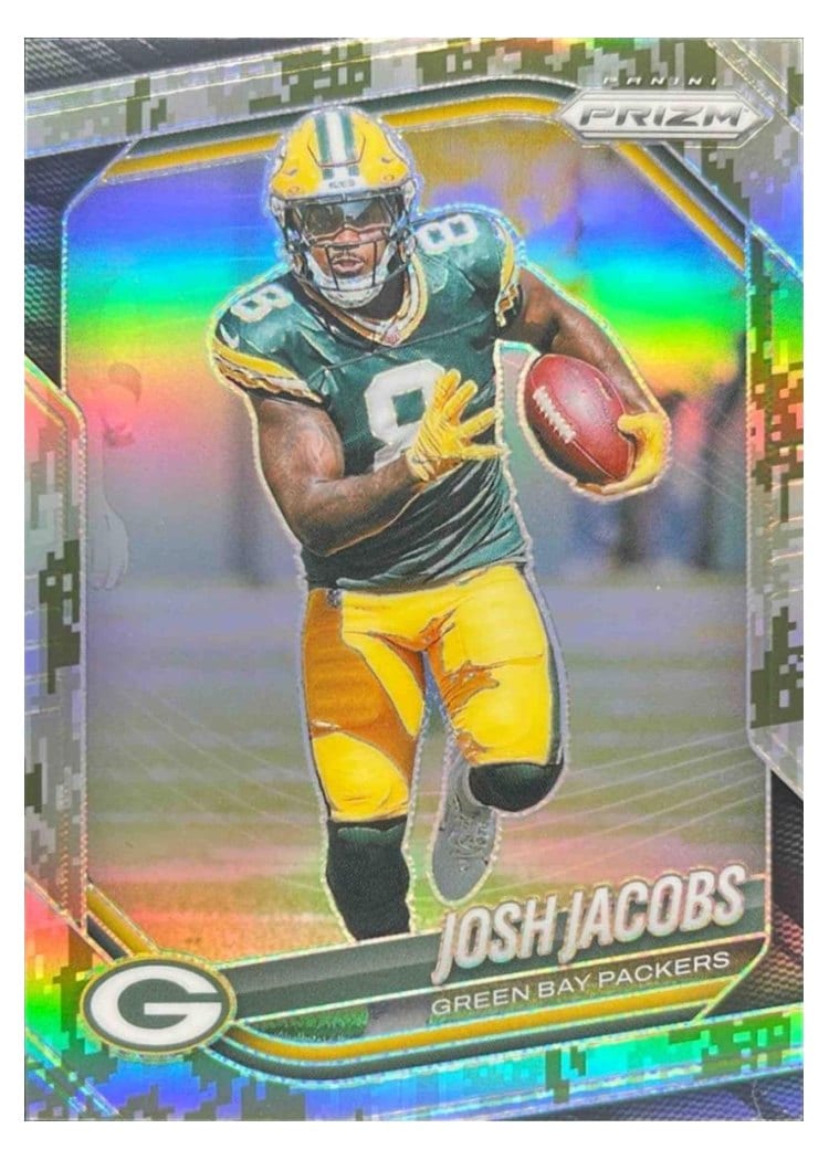 2025 Panini Prizm Base Set Josh Sweat Forest Camo #4 card