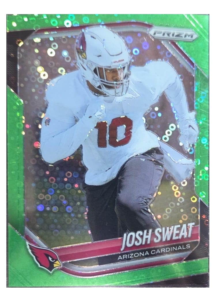 2025 Panini Prizm Base Set Josh Sweat #4 card