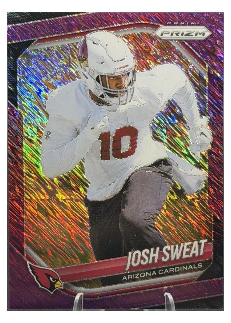 2025 Panini Prizm Base Set Josh Sweat #4 card