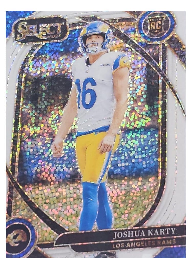 2024 Panini Select Base Set Joshua Karty White Sparkle Prizm #282 card