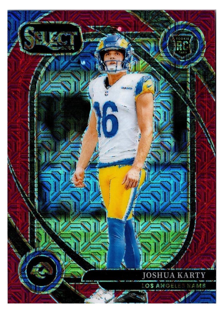 2024 Panini Select Base Set Joshua Karty Red Mojo #282 card