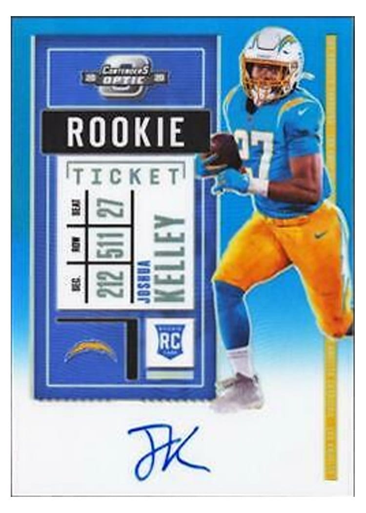 2020 Panini Contenders Optic Base Set Joshua Kelley #134 card