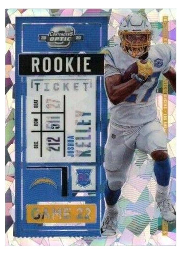 2020 Panini Contenders Optic Base Set Joshua Kelley Cracked Ice #84 card
