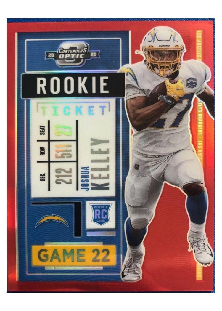 2020 Panini Contenders Optic Base Set Joshua Kelley #84 card