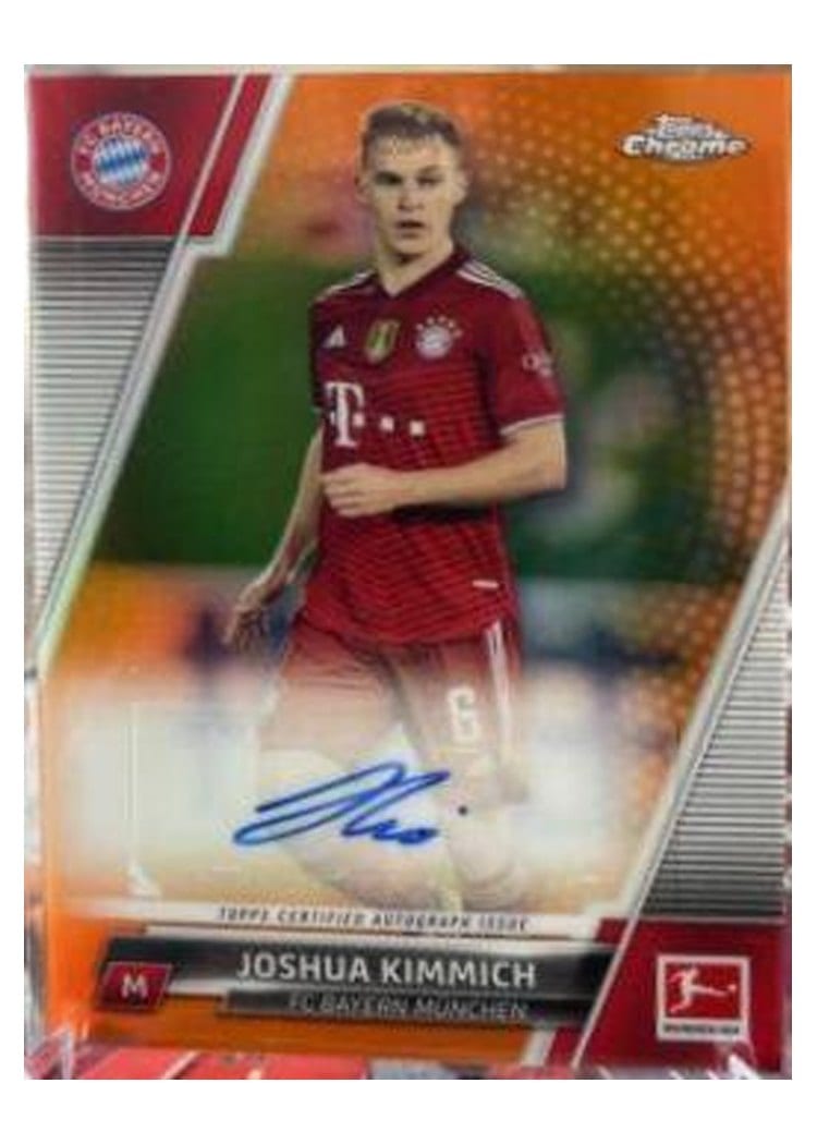 2021 Topps Chrome Bundesliga Autographs Joshua Kimmich #BCA-JK card