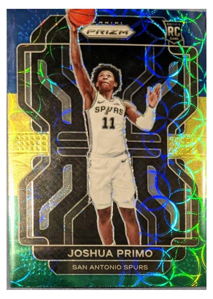 2021-22 Panini Prizm Base Set Joshua Primo #298 card