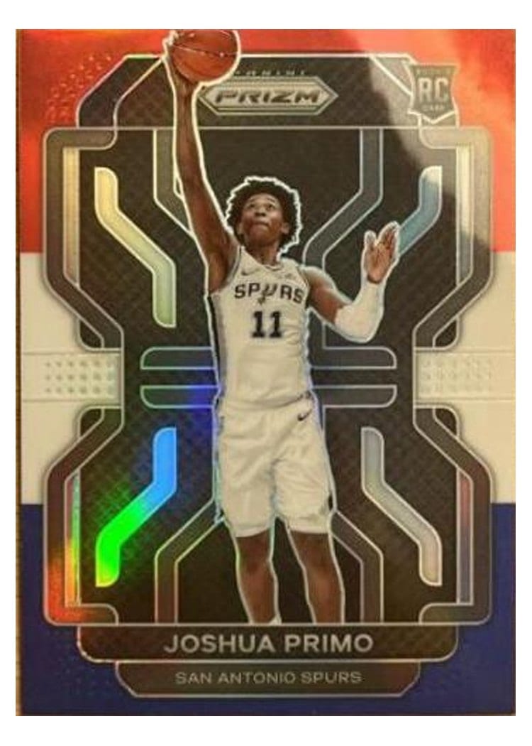2021-22 Panini Prizm Base Set Joshua Primo #298 card
