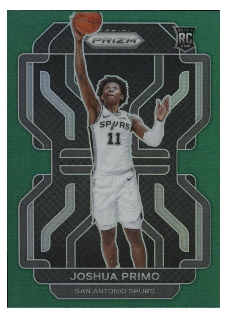 2021-22 Panini Prizm Base Set Joshua Primo #298 card