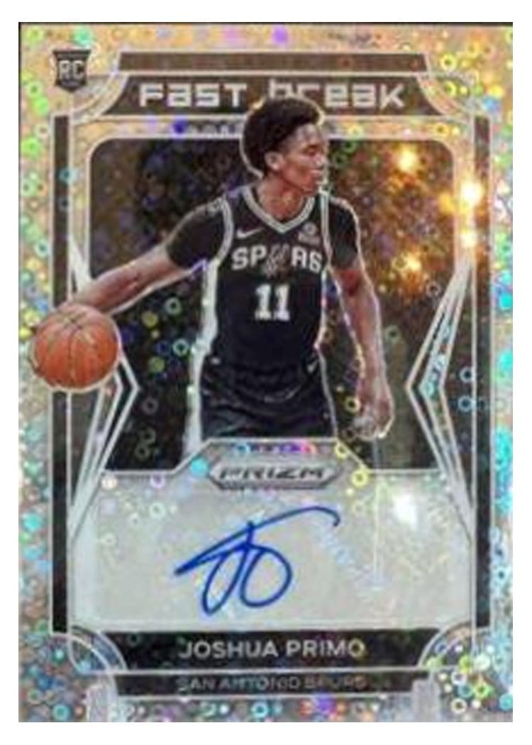2021-22 Panini Prizm Base Set Joshua Primo #298 card