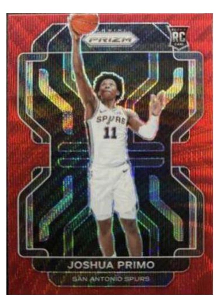 2021-22 Panini Prizm Base Set Joshua Primo #298 card